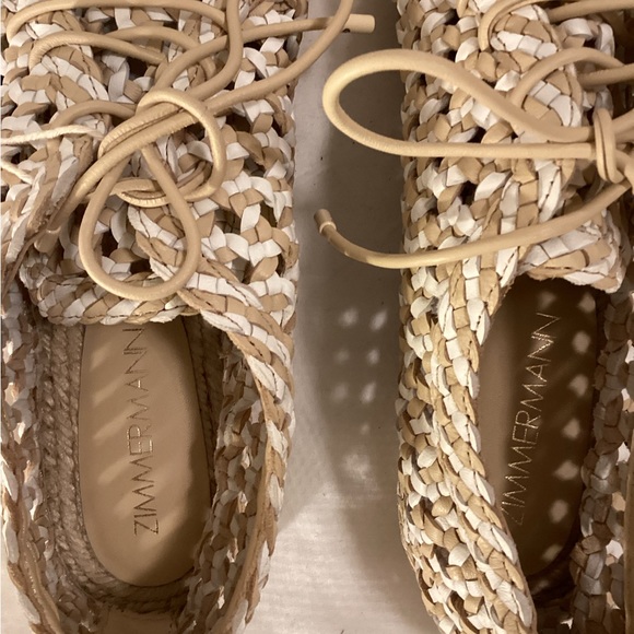 ZIMMERMANN
Bi Colour Flat Espadrille In Beige - Picture 6 of 13